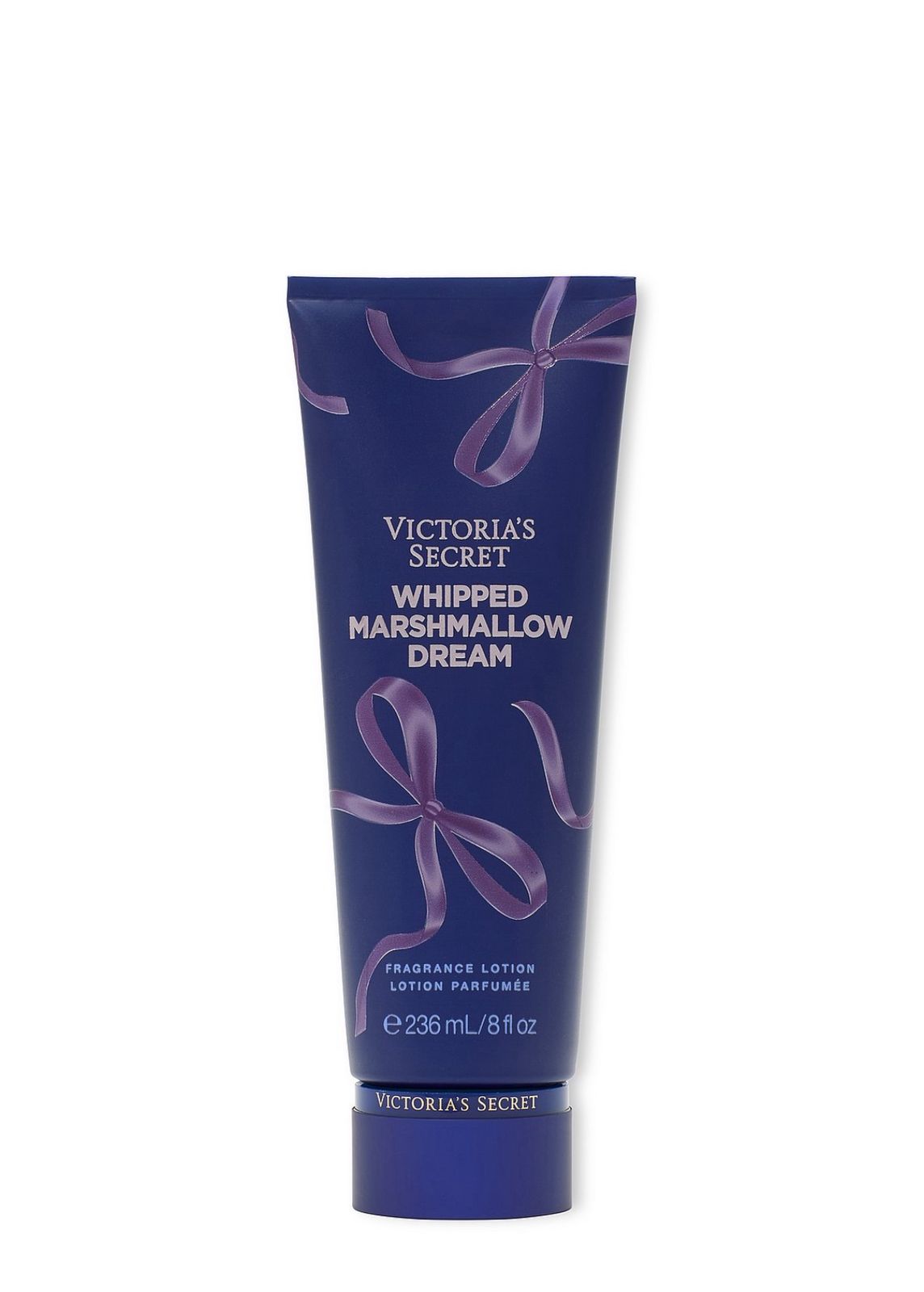 Victoria's Secret Whipped Marshmallow Dream lotion tube on a white background